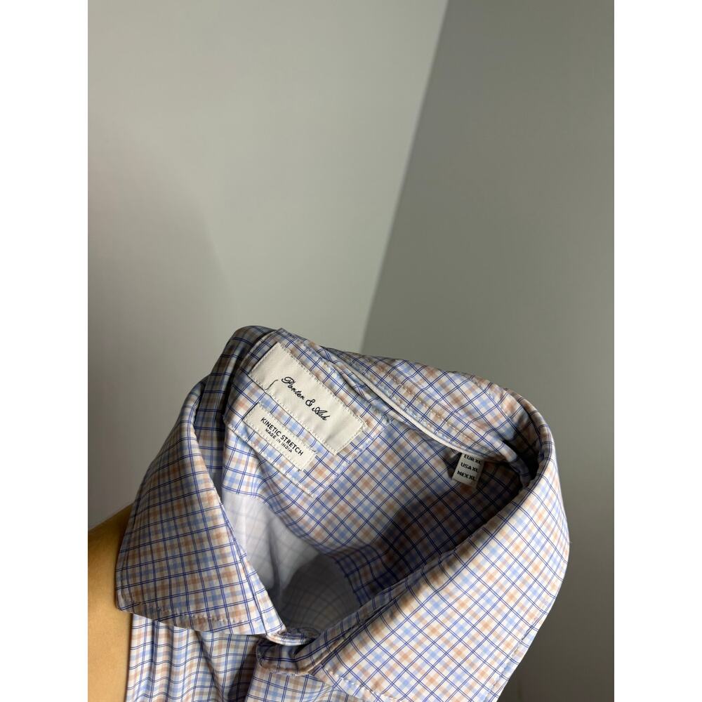 Porter & Ash long-sleeve dress shirt with their "Kinetic Stretch" material Sz XL - Picture 6 of 6